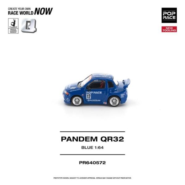 (預購) POP RACE 1/64 PANDEM QR32 BLUE PR640572 20260813 POP RACE 1/64 PANDEM QR32 BLUE PR640572