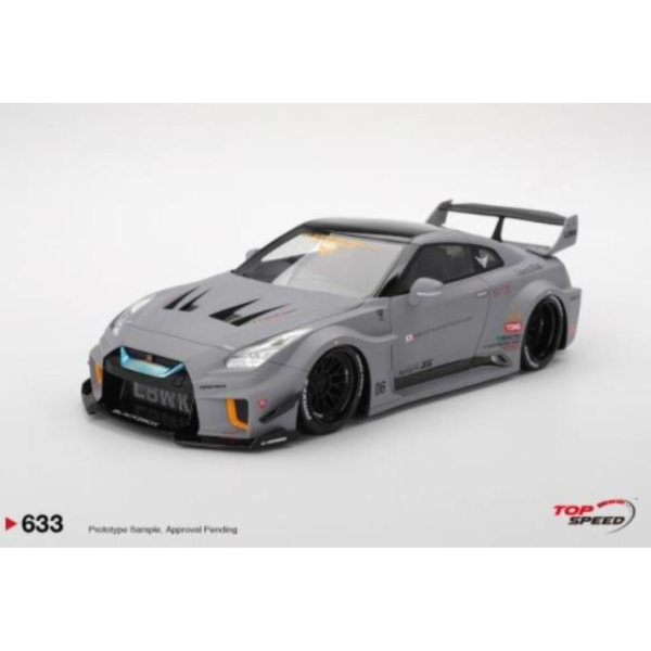 (預購) TopSpeed 1/18 日產 Nissan LB-Silhouette WORKS GT 35GT-RR Ver.1 Matt Grey TS0633 20260323 TopSpeed 1/18 日產 Nissan LB-Silhouette WORKS GT 35GT-RR Ver.1 Matt Grey TS0633