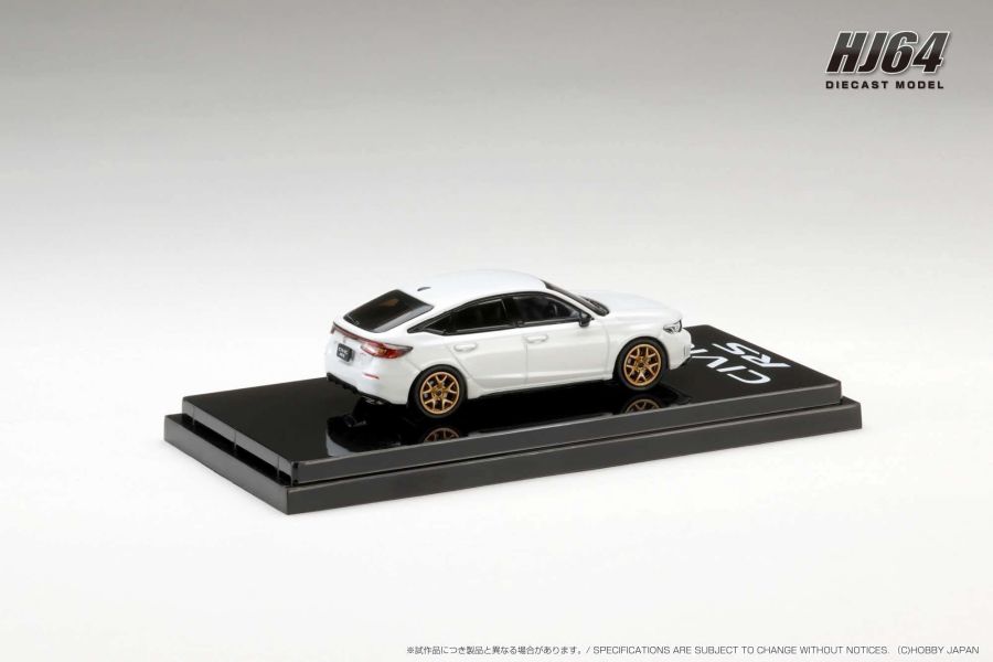 Hobby JAPAN 1/64 本田 Honda CIVIC RS Customized Version Platinum White Pearl 珍珠白 HJ642046BW Hobby JAPAN 1/64 本田 Honda CIVIC RS Customized Version Platinum White Pearl 珍珠白 HJ642046BW