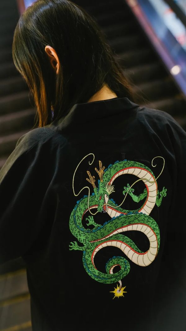 XRAGE 七龍珠Z 神龍 刺繡 半纏 XRAGE 七龍珠Z 神龍 刺繡 半纏