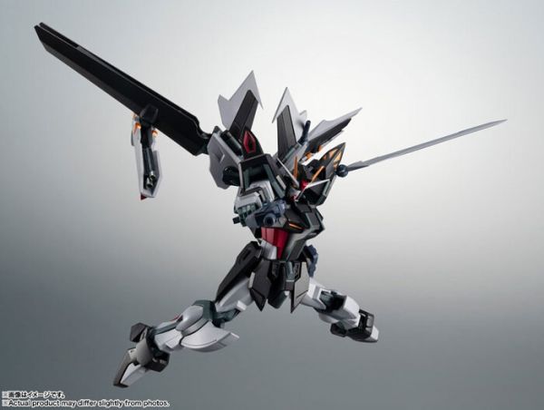 BANDAI ROBOT魂 SIDE MS GAT-X105E+AQM/E-X09S 漆黑攻擊鋼彈 ver. A.N.I.M.E. BANDAI ROBOT魂 SIDE MS GAT-X105E+AQM/E-X09S 漆黑攻擊鋼彈 ver. A.N.I.M.E.