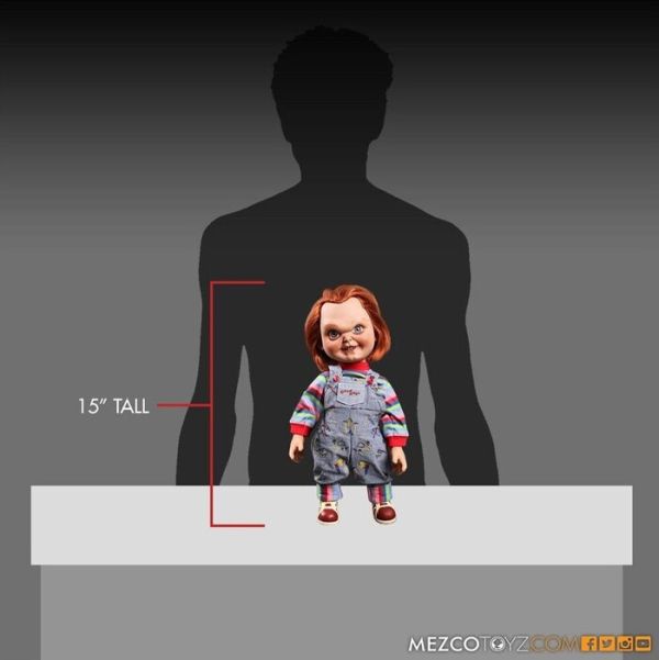 MEZCO TOYZ MDS Mega Scale 超大隻 會說話 靈異入侵 鬼娃恰吉 陰險兇殘版 好孩子恰吉 15吋 可動完成品 MEZCO TOYZ MDS Mega Scale 超大隻 會說話 靈異入侵 鬼娃恰吉 陰險兇殘版 好孩子恰吉 15吋 可動完成品