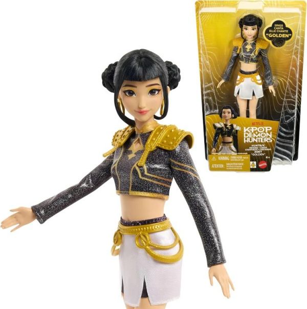 (預購) Mattel KPOP 獵魔女團 佐伊 Zoey GOLDEN 打歌服 無武器 可動完成品 20260715 Mattel KPOP 獵魔女團 佐伊 Zoey GOLDEN 打歌服 無武器 可動完成品