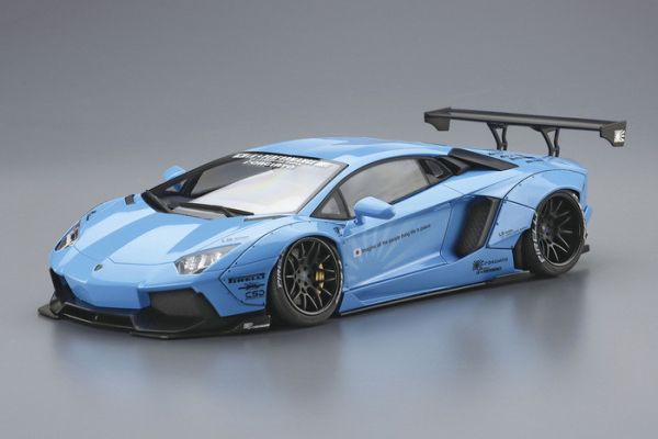 AOSHIMA 青島 1/24 自由步行#17 LB Works 藍寶堅尼Aventador ver.1 AOSHIMA 青島 1/24 自由步行#17 LB Works 藍寶堅尼Aventador ver.1