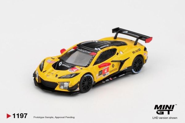 (預購) [吊卡版] MINIGT 1/64 雪佛蘭 Chevrolet Corvette Z06 GT3.R #4 Corvette Racing by Pratt Miller Motorsports 2025 IMSA Daytona 24 Hrs LHD MGT01197-BL 20260219 [吊卡版] MINIGT 1/64 雪佛蘭 Chevrolet Corvette Z06 GT3.R #4 Corvette Racing by Pratt Miller Motorsports 2025 IMSA Daytona 24 Hrs LHD MGT01197-BL