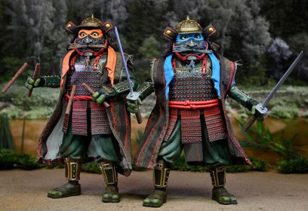 NECA 7吋 忍者龜III 時空武士 李奧納多&米開朗基羅 武士 2入套組 可動完成品 NECA 7吋 忍者龜III 時空武士 李奧納多&米開朗基羅 武士 2入套組 可動完成品