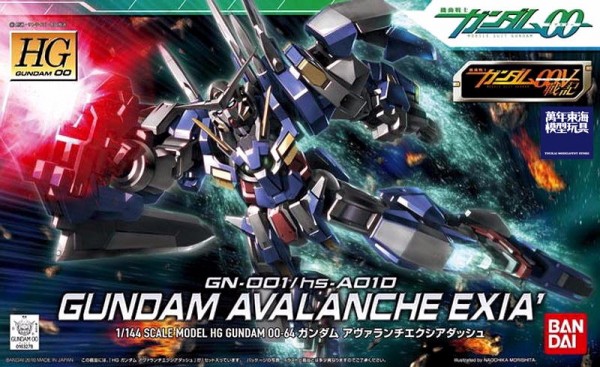 BANDAI HG00 1/144 #64 GN-001 hs-A01D 鋼彈00 雪崩突進型能天使 GUNDAM AVALANCHE EXIA 組裝模型 BANDAI ,1/144 ,HG