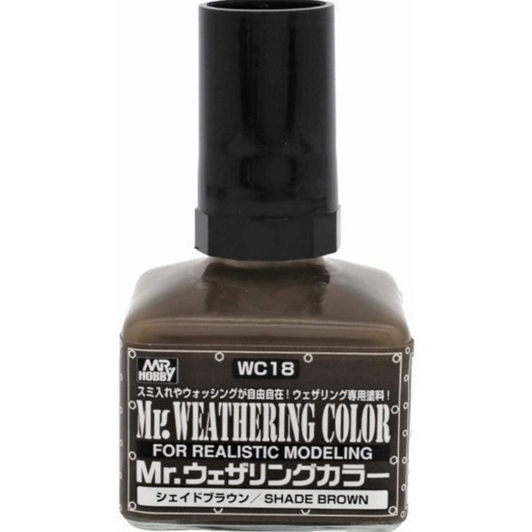GSI 郡氏 WC-018 擬真風化漆 陰影棕色 40ml GSI,郡氏,WC-018,擬真風化漆,陰影棕色,40ml