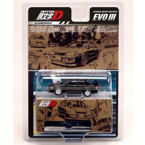 (預購) HOBBY JAPAN 1/64 三菱 Diorama Set Series Mitsubishi Lancer RS Evolution III / Initial D 須藤京一VS高橋涼介 對戰場合 20261027 HOBBY JAPAN 1/64 三菱 Diorama Set Series Mitsubishi Lancer RS Evolution III / Initial D 須藤京一VS高橋涼介 對戰場合