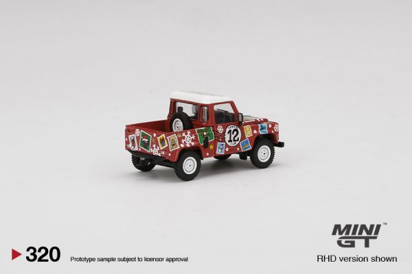 MINIGT 1/64 LandRover Defender90 皮卡車 聖誕節2021 右駕 MINIGT,1/64,LandRover Defender90,皮卡車,聖誕節,2021,右駕,