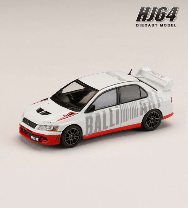 Hobby JAPAN 1/64 三菱 MITSUBISHI LANCER EVOLUTION 7 GSR 拉力版 蘇格蘭白 Hobby JAPAN 1/64 三菱 MITSUBISHI LANCER EVOLUTION 7 GSR 拉力版 蘇格蘭白