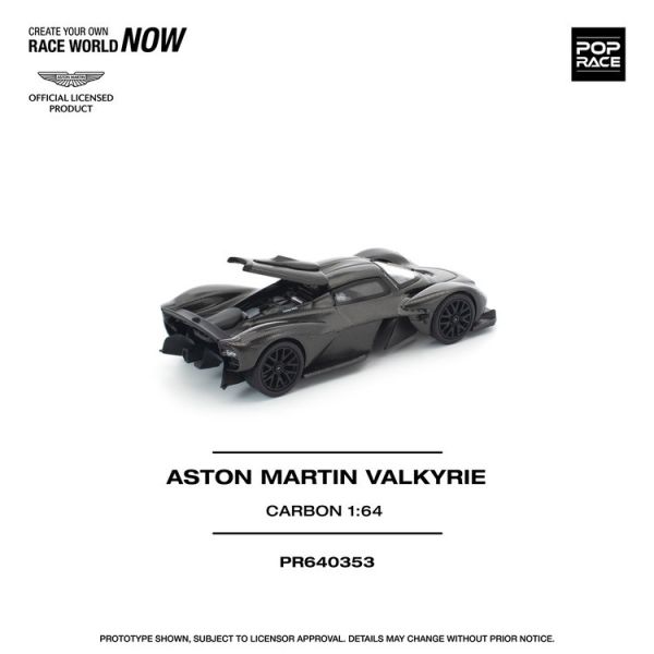 (預購) POP RACE 1/64 奧斯頓馬丁 ASTON MARTIN VALKYRIE CARBON EDITION (預購) POP RACE 1/64 奧斯頓馬丁 ASTON MARTIN VALKYRIE CARBON EDITION