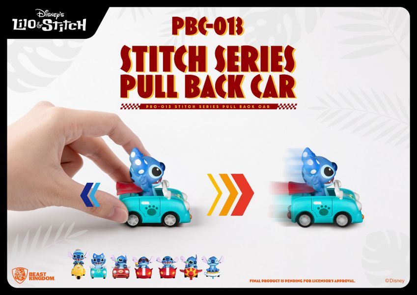 迪士尼 史迪奇系列迴力車 盲盒套組 PBC013  一中盒隨機6入販售  迪士尼,史迪奇系列迴力車,盲盒套組,PBC013, 一中盒6入販售,
