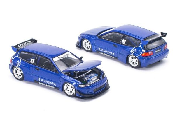 POP RACE 1/64 本田 HONDA PANDEM CIVIC EG6 v1.5 五代喜美 金屬藍 PR640127 POP RACE 1/64 本田 HONDA PANDEM CIVIC EG6 v1.5 五代喜美 金屬藍 PR640127