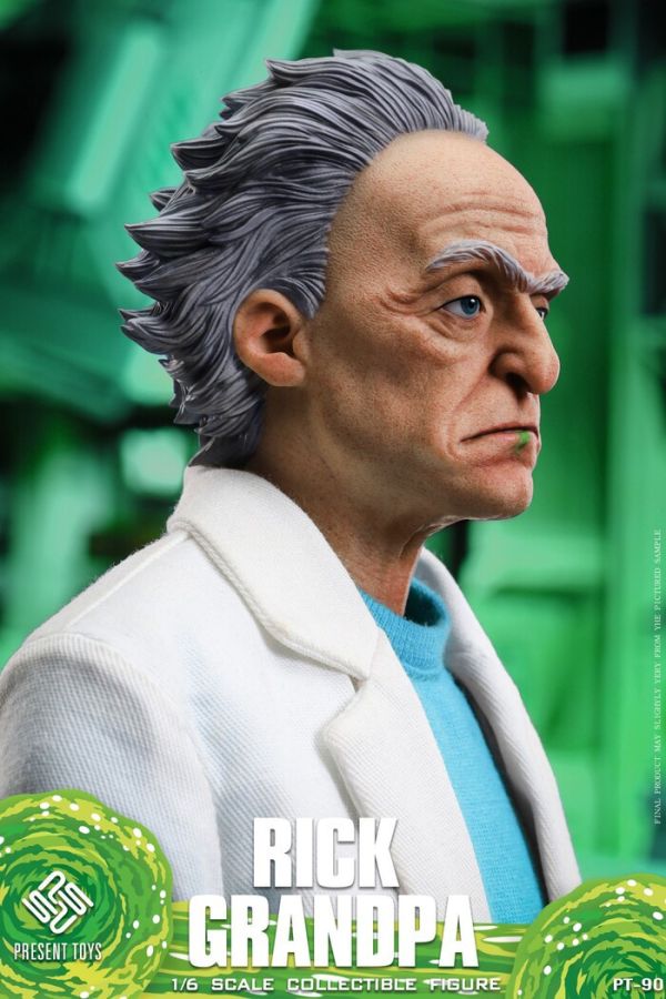 PRESENT TOYS 1/6 瑞克和莫蒂 Rick and Morty 瑞克爺爺 Rick 可動完成品 PRESENT TOYS 1/6 瑞克和莫蒂 Rick and Morty 瑞克爺爺 Rick 可動完成品