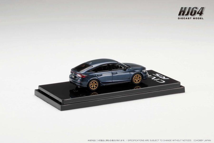 Hobby JAPAN 1/64 本田 Honda CIVIC RS Customized Version Seabed Blue Pearl 珍珠藍 HJ642046BBL Hobby JAPAN 1/64 本田 Honda CIVIC RS Customized Version Seabed Blue Pearl 珍珠藍 HJ642046BBL