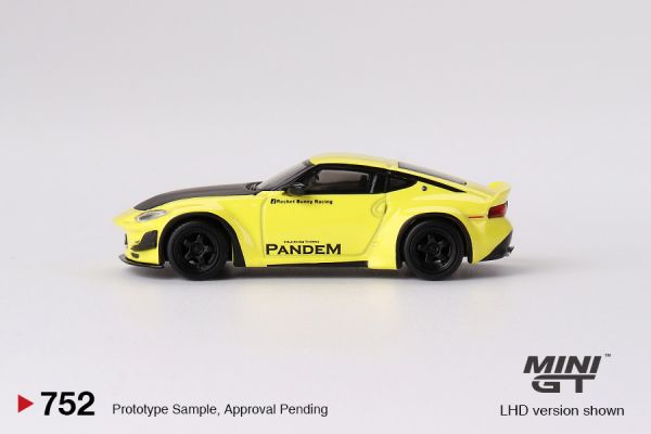 MINIGT 1/64 日產 Nissan Z Pandem Ikazuchi Yellow 左駕 MINIGT 1/64 日產 Nissan Z Pandem Ikazuchi Yellow 左駕