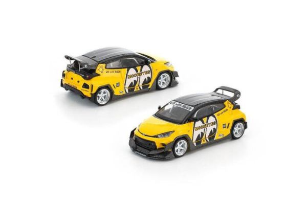 [吊卡版] POP RACE × ENIGMA 1/64 豐田 Toyota PANDEM Yaris Mooneyes [吊卡版] POP RACE × ENIGMA 1/64 豐田 Toyota PANDEM Yaris Mooneyes