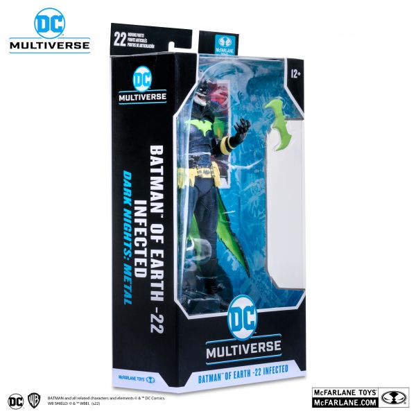 McFarlane Toys 麥法蘭 7吋 DC MULTIVERS 黑暗騎士 金屬 地球22 感染蝙蝠俠 可動完成品 McFarlane Toys,麥法蘭,7吋,DC,MULTIVERS,黑暗騎士 ,金屬,地球22,感染蝙蝠俠,可動完成品,