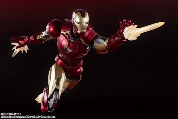 BANDAI S.H.Figuarts SHF 鋼鐵人 馬克6 THE INFINITY SAGA 可動完成品 BANDAI S.H.Figuarts SHF 鋼鐵人 馬克6 THE INFINITY SAGA 可動完成品