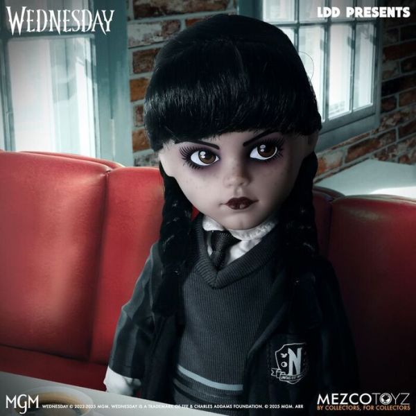 MEZCO TOYZ 活死人娃娃系列 Netflix Wednesday 星期三 奈落學院制服 可動完成品 MEZCO TOYZ 活死人娃娃系列 Netflix Wednesday 星期三 奈落學院制服 可動完成品