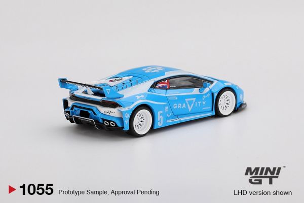 MINIGT 1/64 藍寶堅尼 LB WORKS Lamborghini Huracán GT GRAVITY MGT01055-L MINIGT 1/64 藍寶堅尼 LB WORKS Lamborghini Huracán GT GRAVITY MGT01055-L