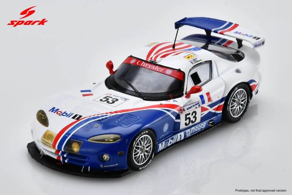 (預購) SPARK 1/43 Chrysler Viper GTS-R No.53 11th Le Mans 24H 1998 20261105 SPARK 1/43 Chrysler Viper GTS-R No.53 11th Le Mans 24H 1998