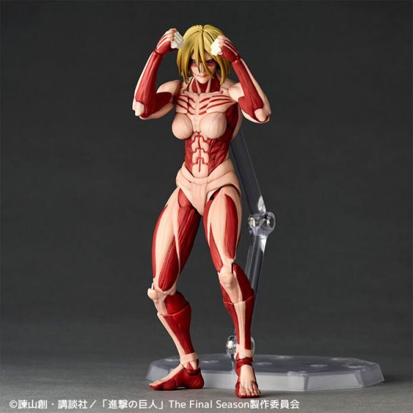 (預購) [再販] KAIYODO 海洋堂 REVOLTECH 驚奇山口 進擊的巨人 女巨人 亞妮 可動完成品 20250930 (預購) [再販] KAIYODO 海洋堂 REVOLTECH 驚奇山口 進擊的巨人 女巨人 亞妮 可動完成品