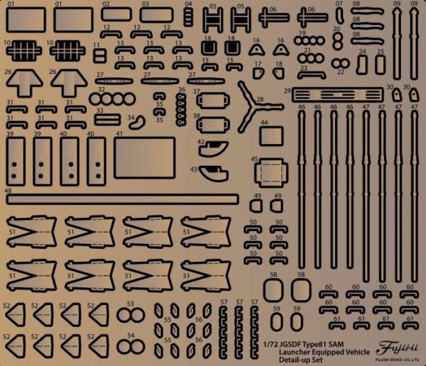 1/72 81式短距離地對空誘導彈 射擊統制裝置 發射機 蝕刻片FUJIMI Gup209 陸上自衛隊 富士美 組裝模型 FUJIMI,1/72,,陸上自衛隊,mi,陸上自衛隊,81式,短距離,地對空誘導彈,射擊統制裝置,發射機,蝕刻片,