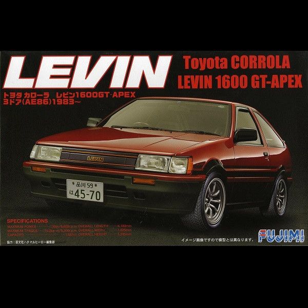 1/24 TOYOTA AE86 Levin 1983 FUJIMI ID9 富士美 組裝模型 FUJIMI,1/24,ID,TOYOTA,AE86,Levin,1983,