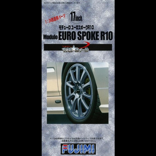 1/24 TW61 17吋鋁圈 Modulo EURO Spork R10 FUJIMI TW61 富士美 組裝模型 FUJIMI,1/24,TW,Modulo,EURO,Spork,R10,17,