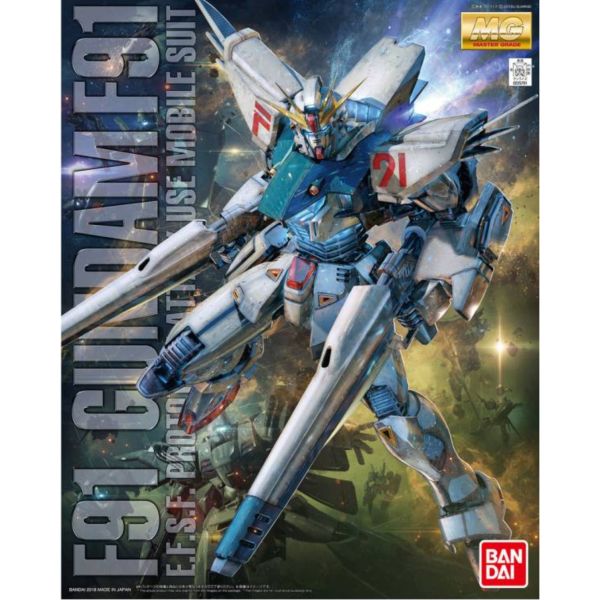 BANDAI 1/100 MG 鋼彈 F-91 ver.2.0 機動戰士鋼彈 F-91 組裝模型 BANDAI,1/100,MG,鋼彈,F-91,ver.2.0,機動戰士鋼彈, F-91 組裝模型