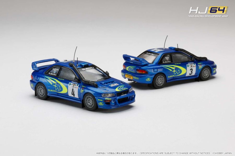 Hobby JAPAN 1/64 速霸陸 SUBARU IMPREZA WRC 2000 SAFARI #3 大賽3號車 HJR646041E Hobby JAPAN 1/64 速霸陸 SUBARU IMPREZA WRC 2000 SAFARI #3 大賽3號車 HJR646041E