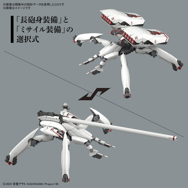 BANDAI HG 1/48  86 不存在的戰區 女武神 長砲身裝備/飛彈裝備 組裝模型   BANDAI,HG,1/48,86,不存在的戰區,女武神,長砲身裝備/飛彈裝備,組裝模型,