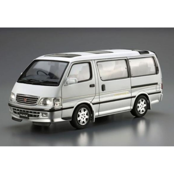 (預購) AOSHIMA 1/24 #133 豐田 KZH100G Hiace Super Custom G "99 組裝模型 20260623 AOSHIMA 1/24 #133 豐田 KZH100G Hiace Super Custom G "99 組裝模型