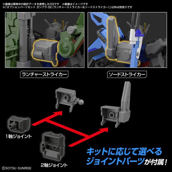 BANDAI 配件套組 鋼彈模型 02 重砲型攻擊裝備&巨劍型攻擊裝備 組裝模型 BANDAI 機動戰士鋼彈 SEED 配件套組 鋼彈模型02 重砲型攻擊裝備＆巨劍型攻擊裝備 組裝模型