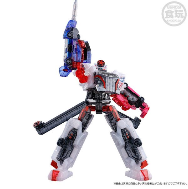 BANDAI MINIPLA 爆上戰隊 BoonBoomger BIG-9 奔轟機械人合體機套裝 透明版 BANDAI MINIPLA 爆上戰隊 BoonBoomger BIG-9 奔轟機械人合體機套裝 透明版