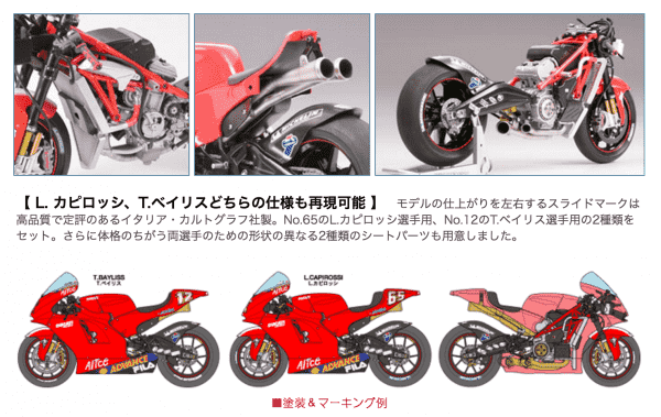 TAMIYA 田宮模型 14101 1/12 DUCATI DESMOSEDICI 組裝模型 TAMIYA 田宮模型 14101 1/12 DUCATI DESMOSEDICI 組裝模型
