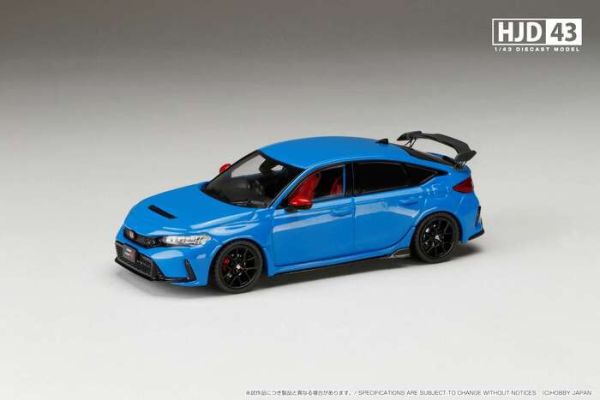 Hobby JAPAN 1/43 本田 Honda CIVIC TYPE-R (FL5) 十一代喜美 珍珠藍 HJD431002BL Hobby JAPAN 1/43 本田 Honda CIVIC TYPE-R (FL5) 十一代喜美 珍珠藍 HJD431002BL
