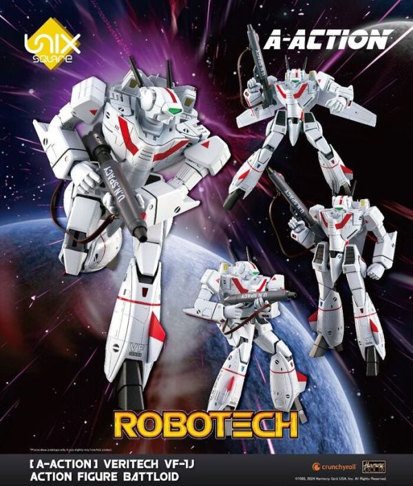 千值練 Unix Square [A-Action] 超時空要塞 VF-1J 機械人模式 Battloid 可動完成品 千值練 Unix Square [A-Action] 超時空要塞 VF-1J 機械人模式 Battloid 可動完成品