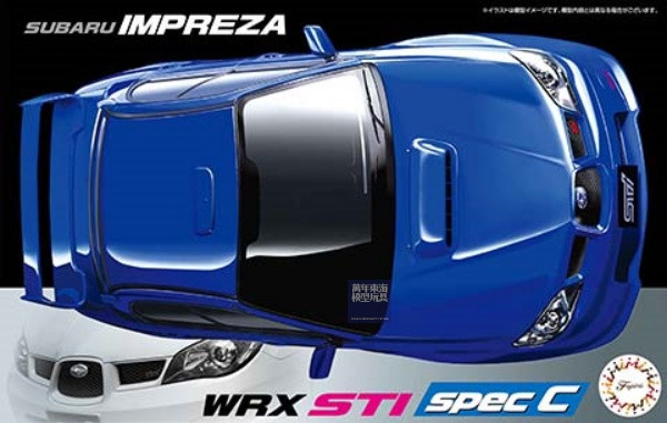 1/24 SUBARU IMPREZA Sedan WRX Sti SpecC  FUJIMI ID293 富士美 組裝模型 FUJIMI,1/24,RS,BMW,325i,VW,GOLF,GTI,SPOON,INTEGRA,TypeR,DC5,SUBARU,IMPREZA,Sedan,WRX,Sti,