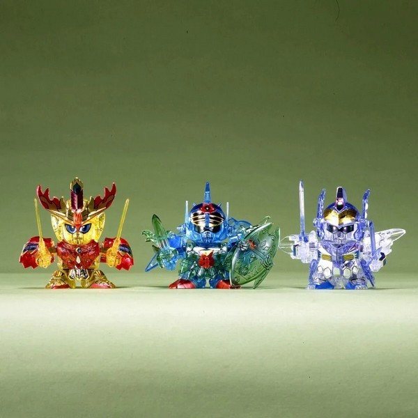 BANDAI SD鋼彈 CB戰士 SP01 水晶版 騎士組 組裝模型 BANDAI SD鋼彈 CB戰士 SP01 水晶版 騎士組 組裝模型