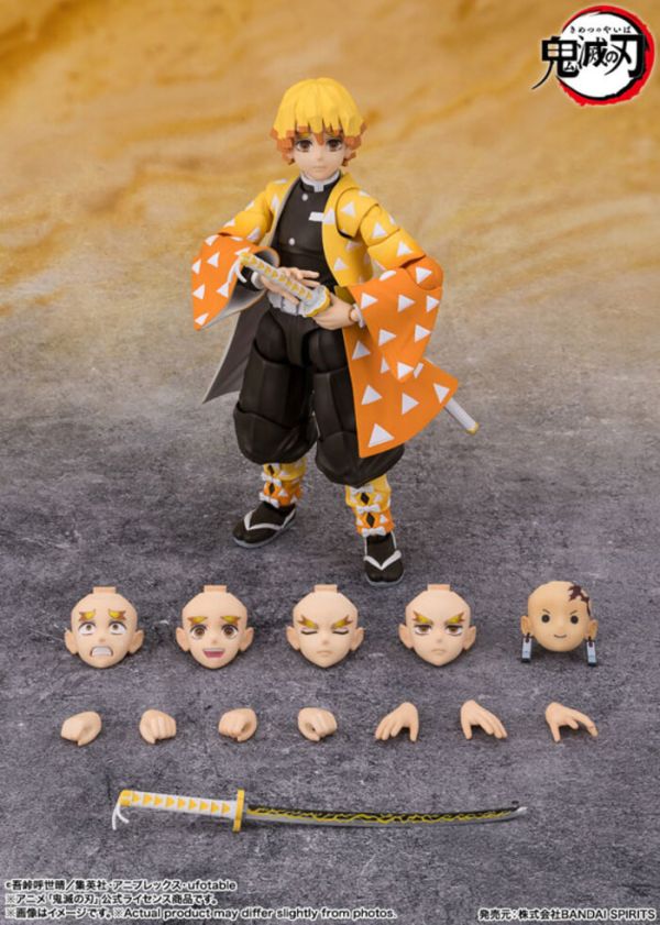 BANDAI S.H.Figuarts SHF 鬼滅之刃 我妻善逸 可動完成品 BANDAI S.H.Figuarts SHF 鬼滅之刃 我妻善逸 可動完成品