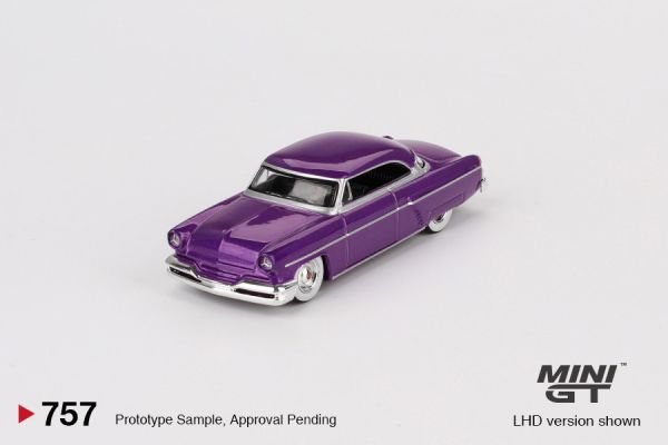 MINIGT 1/64 林肯 Lincoln Capri Hot Rod 1954 金屬紫 左駕 MINIGT 1/64 林肯 Lincoln Capri Hot Rod 1954 金屬紫 左駕