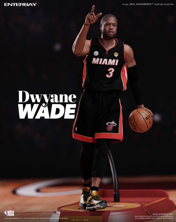 絕版斷貨中 ENTERBAY 1/6 NBA系列 德韋恩韋德 Dwyane Wade 熱火隊 可動完成品 ENTERBAY 1/6 NBA系列 德韋恩韋德 Dwyane Wade 熱火隊 可動完成品