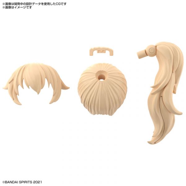 BANDAI 30MS 髮型配件套組 Vol 3 全4種 組裝模型 BANDAI,30MS,髮型配件套組,Vol.3,全4種,組裝模型,