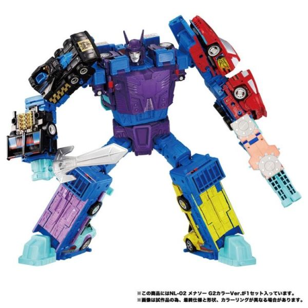 (預購) TAKARA TOMY 代理版 變形金剛 NL-02 汽車大師 Menasor G2 Color Ver 可動完成品 20260510 TAKARA TOMY 代理版 變形金剛 NL-02 汽車大師 Menasor G2 Color Ver 可動完成品