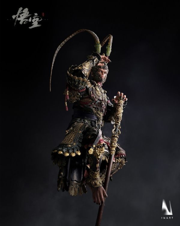 Queen studios INART 1/6 黑神話 悟空 天命人 大聖金甲套 可動完成品 Queen studios INART 1/6 黑神話 悟空 天命人 大聖金甲套 可動完成品
