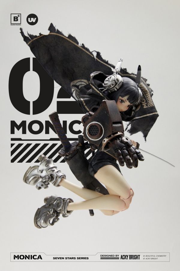 Beautiful Chemistry x Acky Bright 1/6 Seven Stars系列 02號 Monica 可動完成品 Beautiful Chemistry x Acky Bright 1/6 Seven Stars系列 02號 Monica 可動完成品