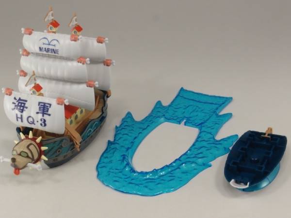 BANDAI 海賊王 航海王 G.S.C 偉大船艦收藏集 008 卡普 海軍軍艦 組裝模型 BANDAI,海賊王,航海王,G.S.C,偉大,船艦,收藏集,008,卡普,海軍軍艦,組裝模型,